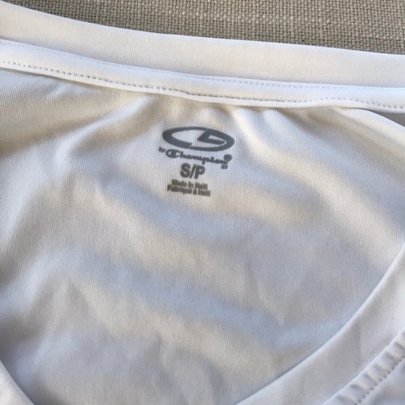 Champion Long Sleeve White Athletic Top - Picture 4 of 4